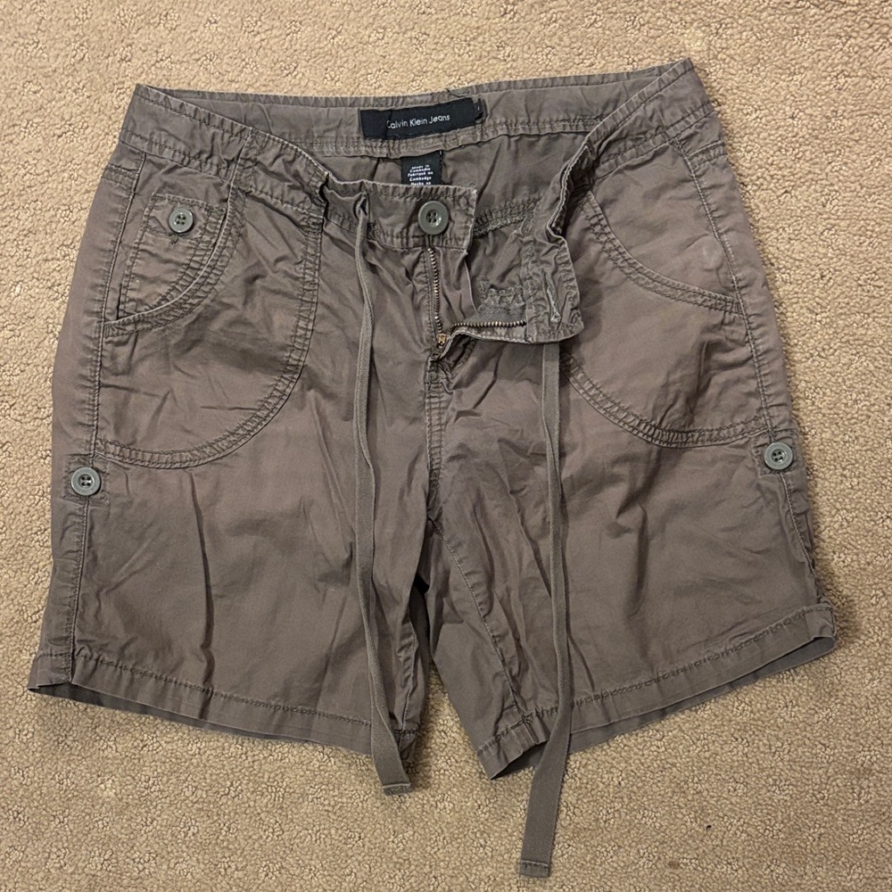 Calvin Klein Jeans Brown Cargo Shorts